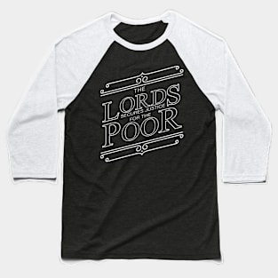 'The Lord Secures Justice' Religion Shirt Baseball T-Shirt